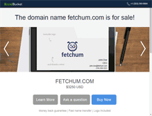 Tablet Screenshot of fetchum.com